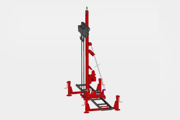 High-speed Two-hammer Rock Driller 